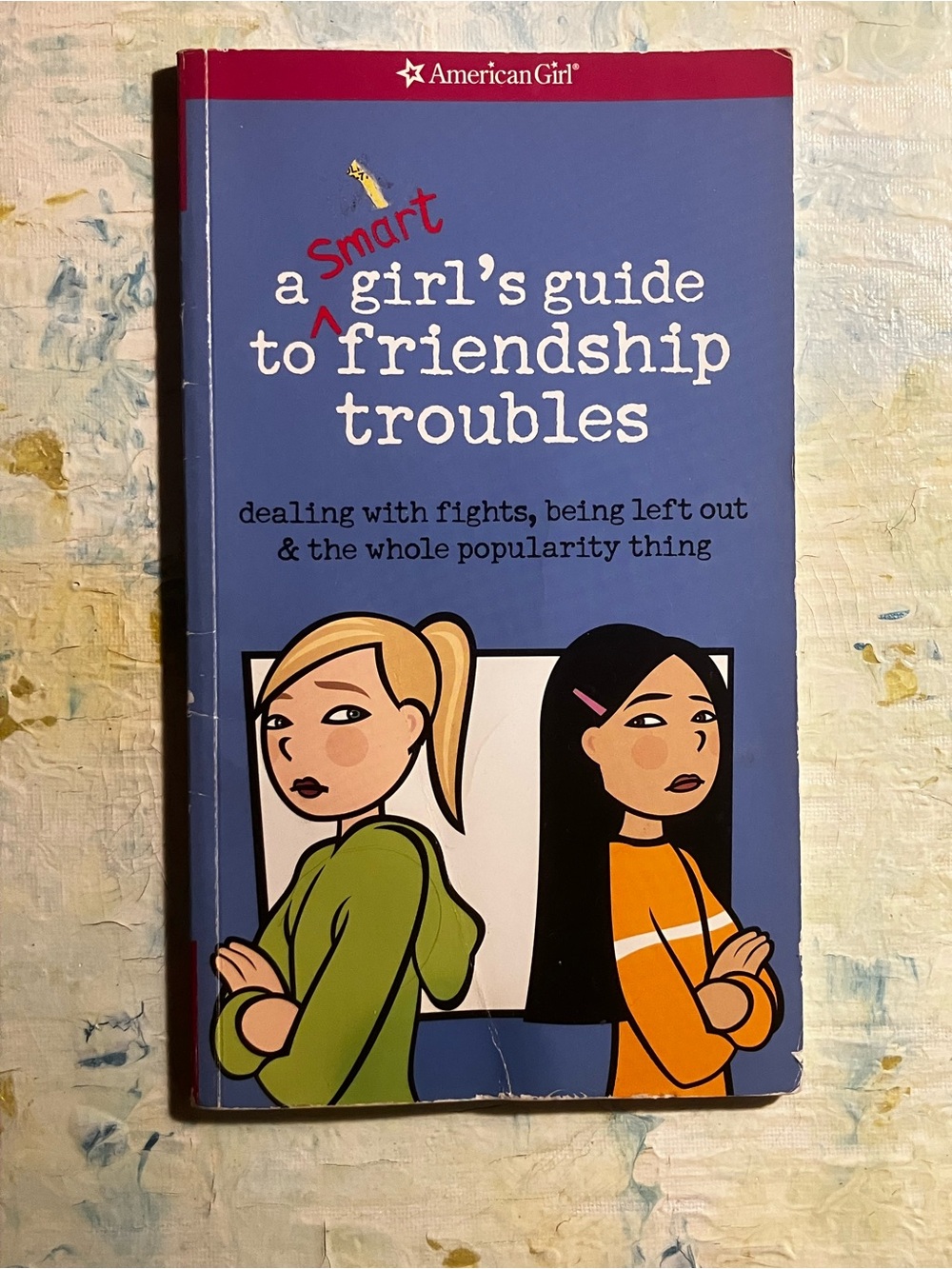 American Girl Blue Cover "a girl's guide to friendship troubles"